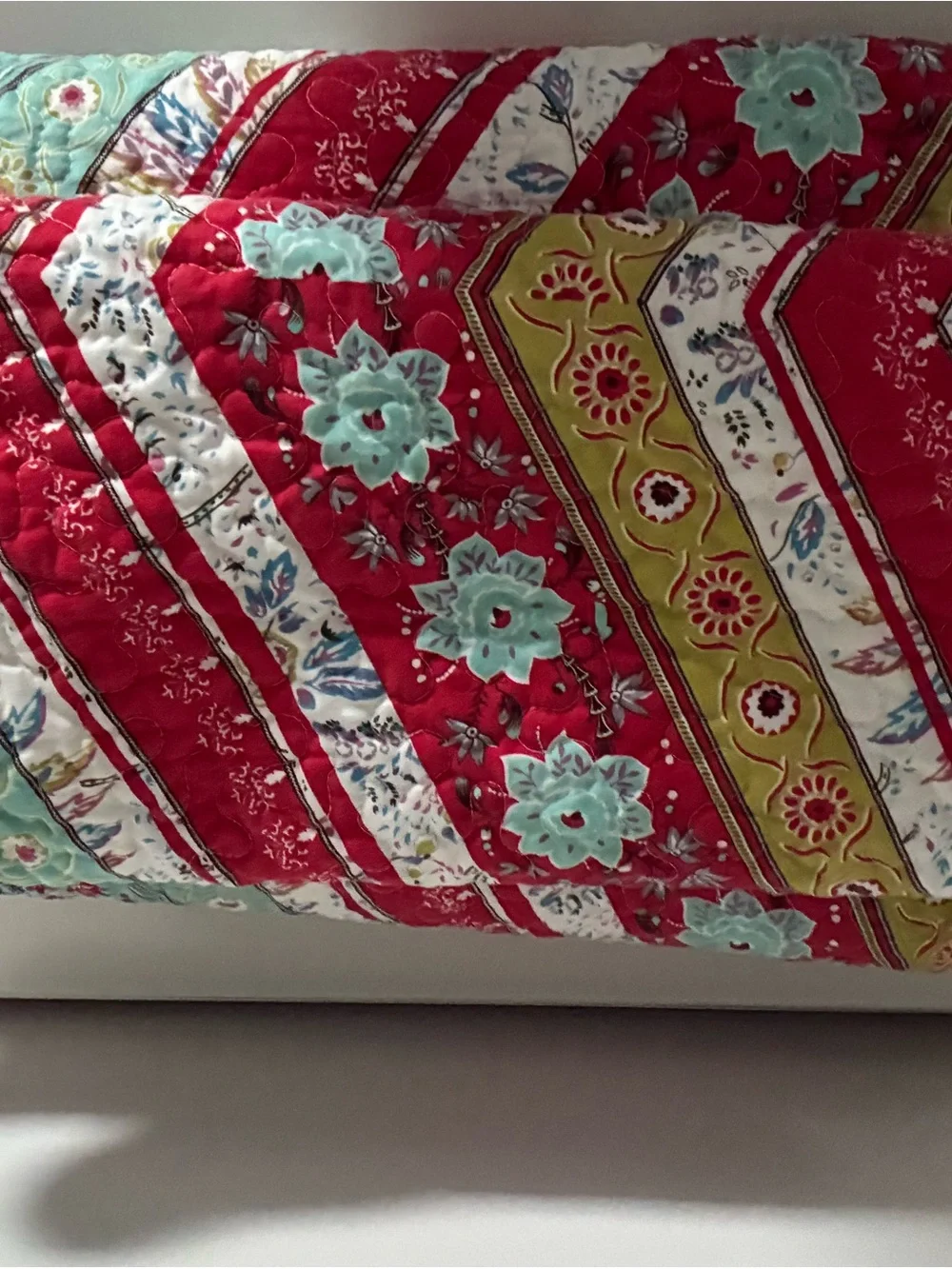 Bohemian Chevron Twin Quilt Set (68